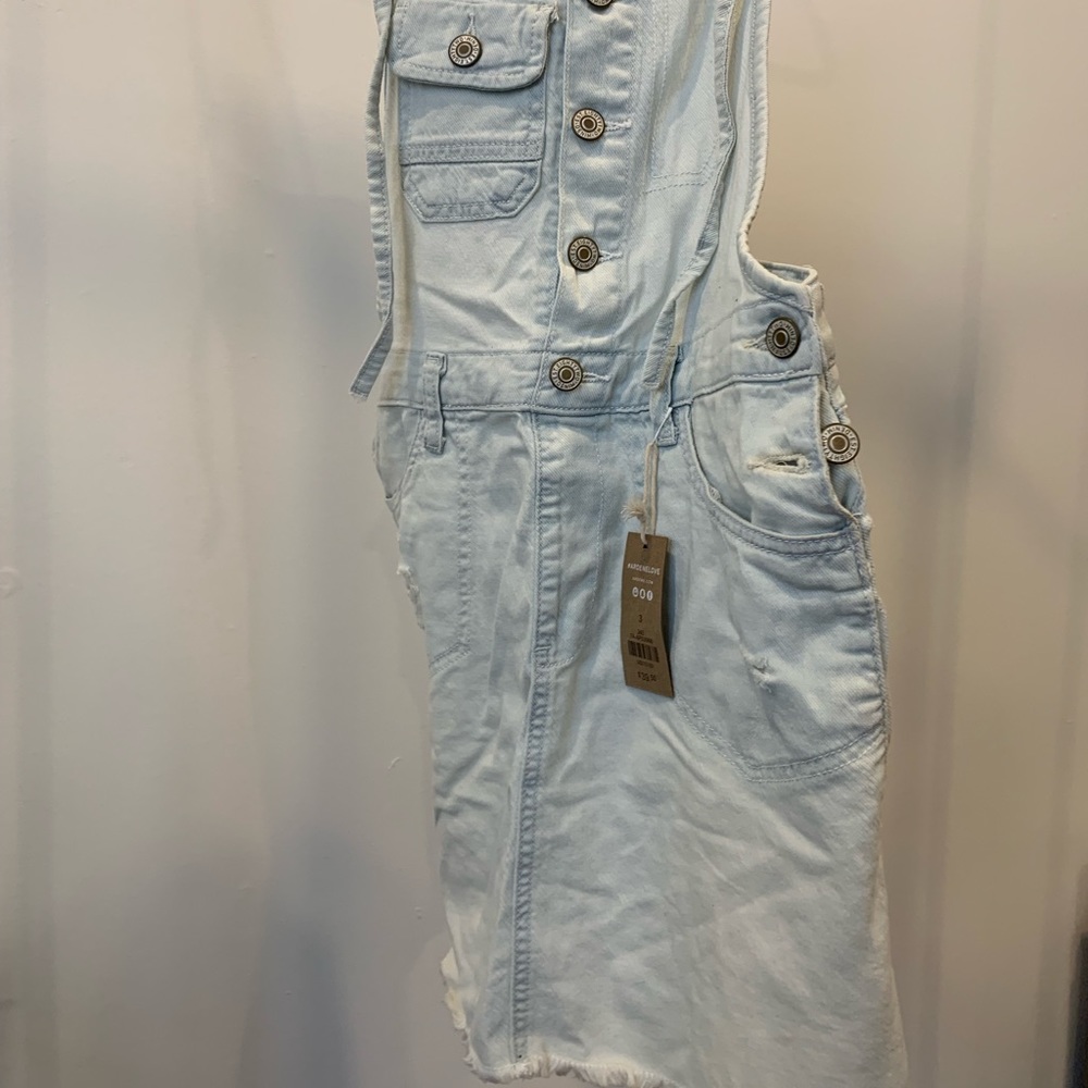 Jean Skirt Overalls